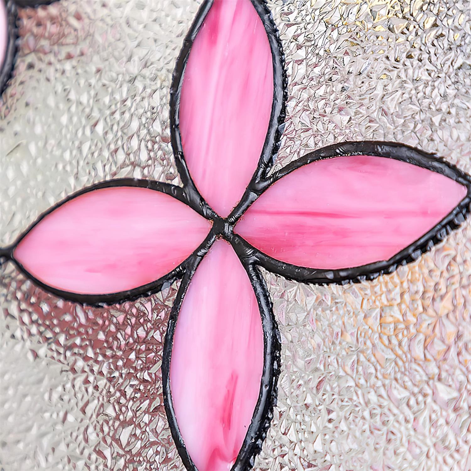 Glyna Pendelleuchte Buntglas Tiffany Blume-Letslighting