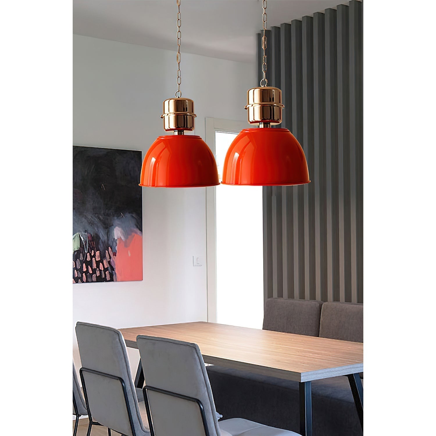 Evlaeia Pendelleuchte Orange Modern Minimalistisch-Letslighting