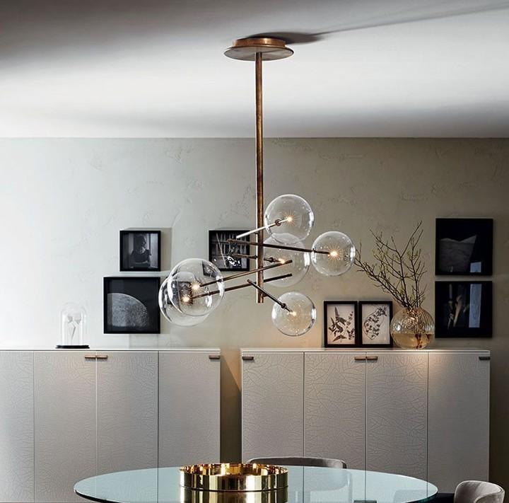 Lustra LED Klarer Kristall Kronleuchter-Letslighting
