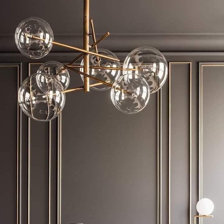 Lustra LED Klarer Kristall Kronleuchter-Letslighting