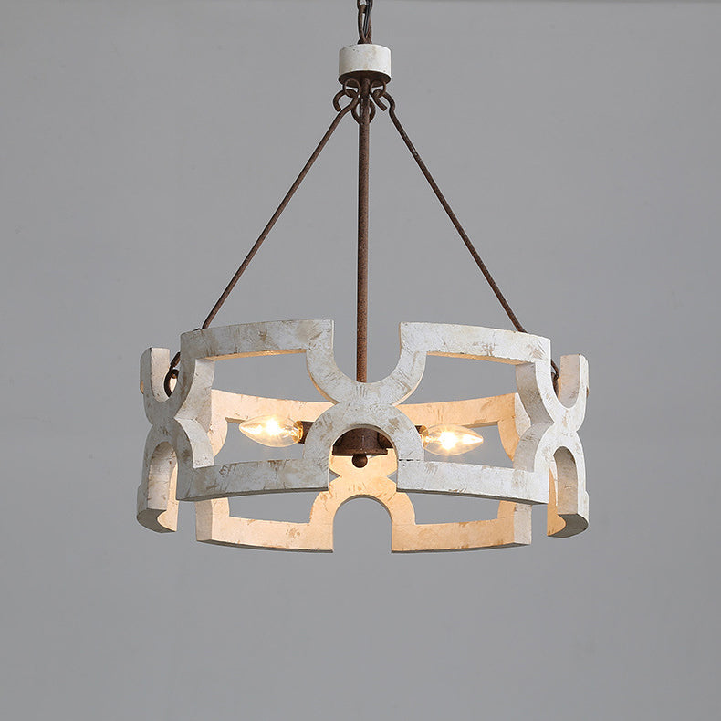 Evelan Holz Kreativität Handgeschnitzt Kronleuchter-Letslighting