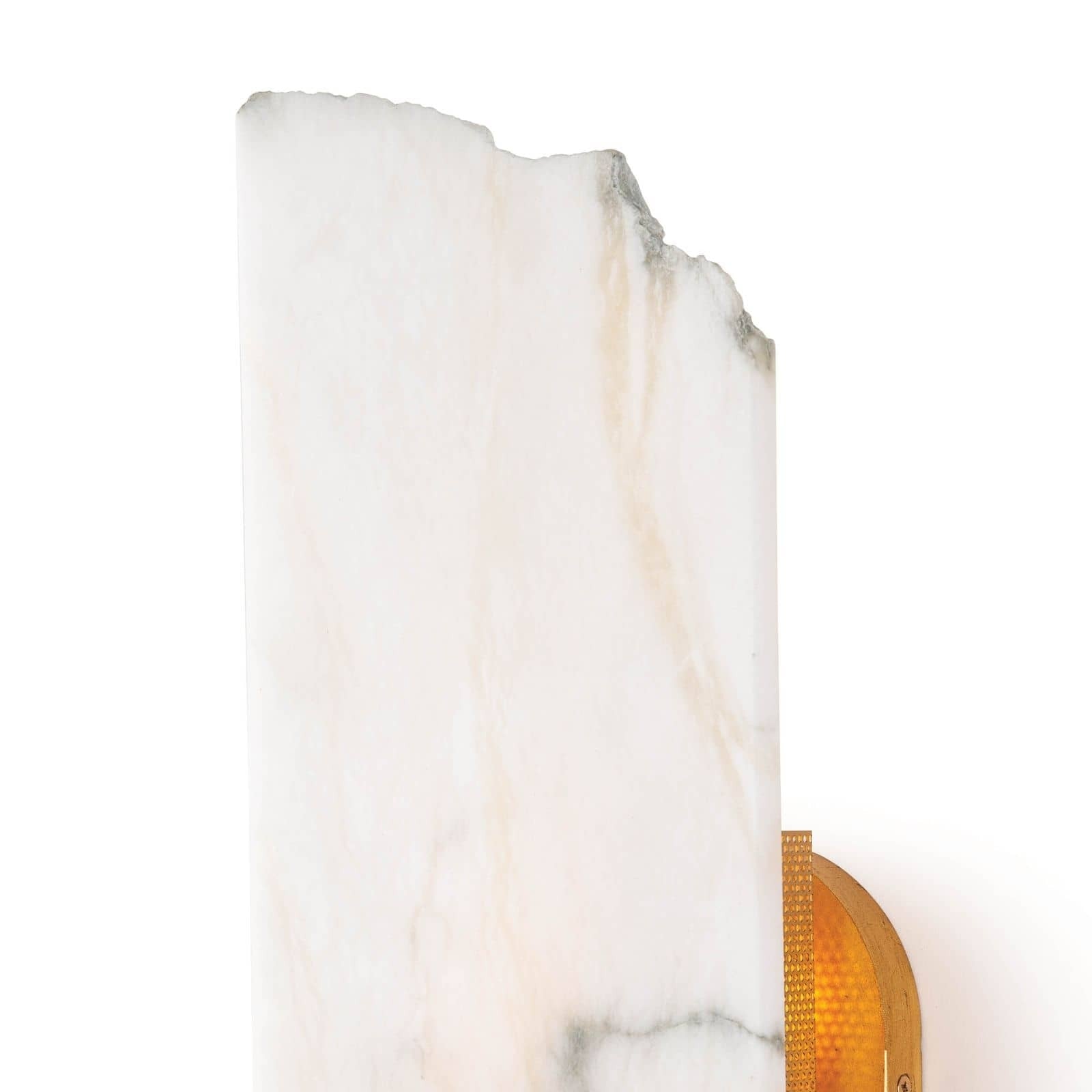 Olphaiel Modern Minimalist Brass Alabaster Wall Lamp - Letslighting