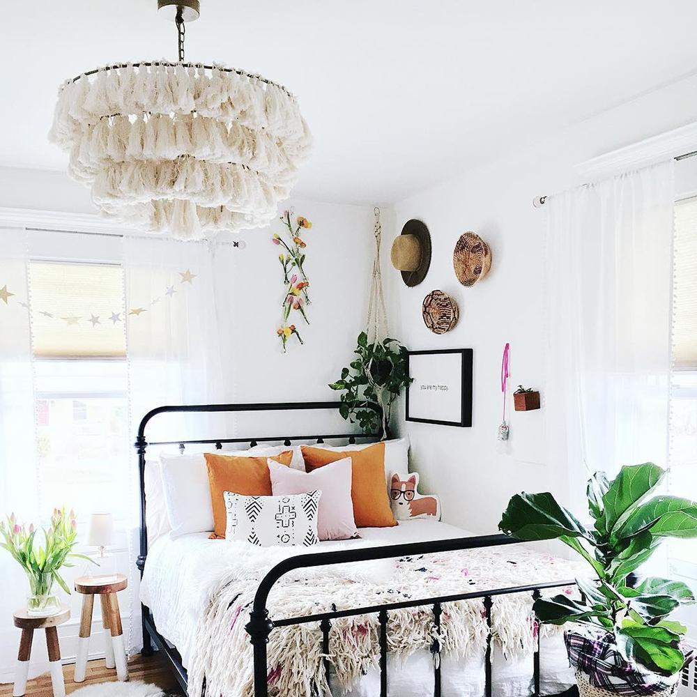 Lustra Kronleuchter Pink Boho Chic-Letslighting