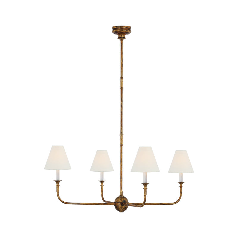 Arthaila Großer Vintage Industrieller Stoff-Kronleuchter-Letslighting
