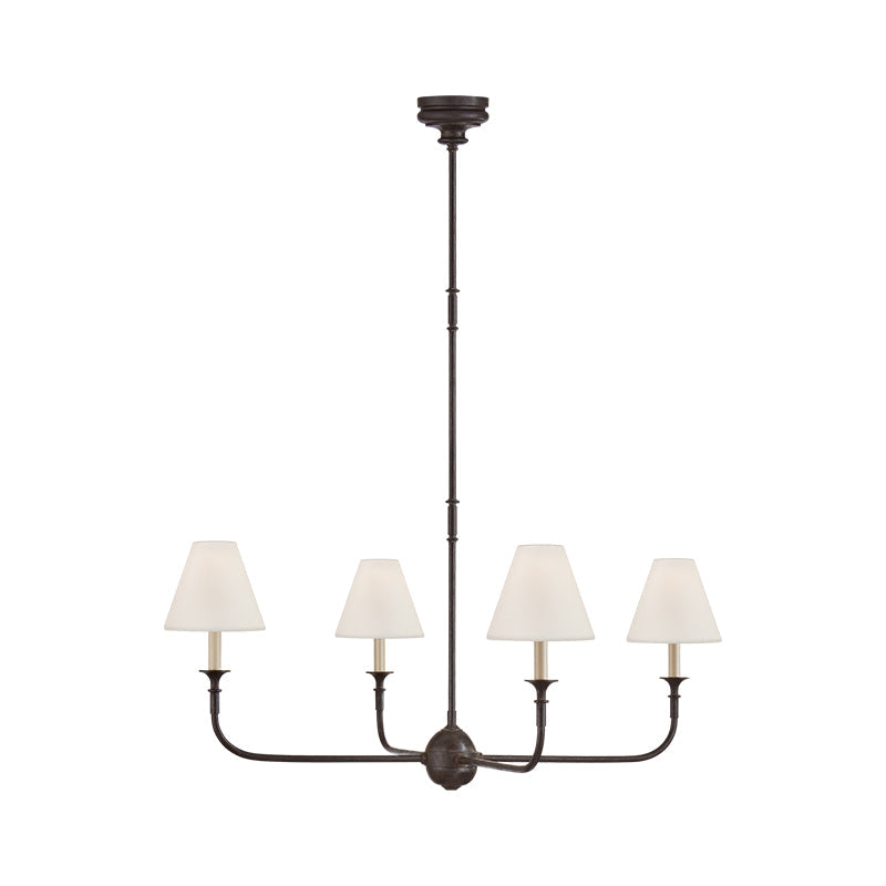 Arthaila Großer Vintage Industrieller Stoff-Kronleuchter-Letslighting