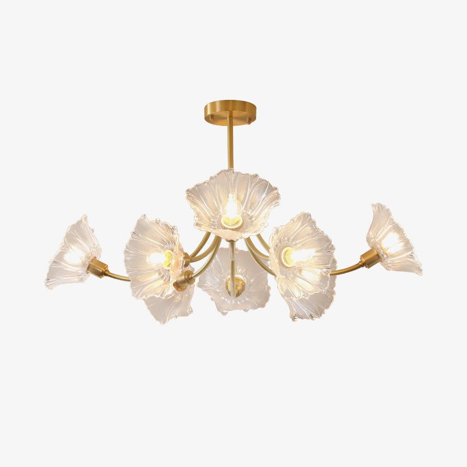 Kalin Flower Glass Chandelier - Blowlighting