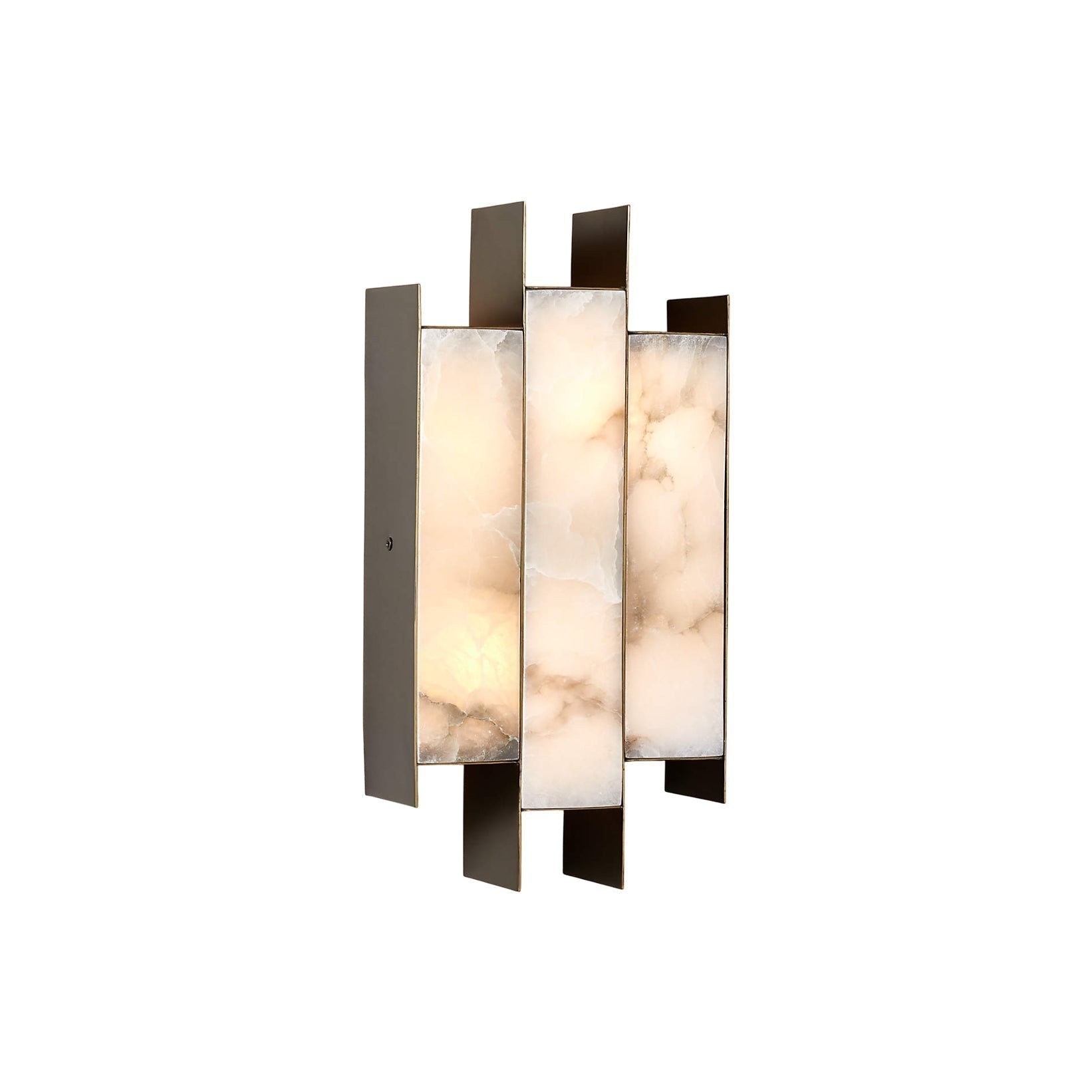 Vavynor Individual Creativity Brass Alabaster Wall Lamp - Letslighting