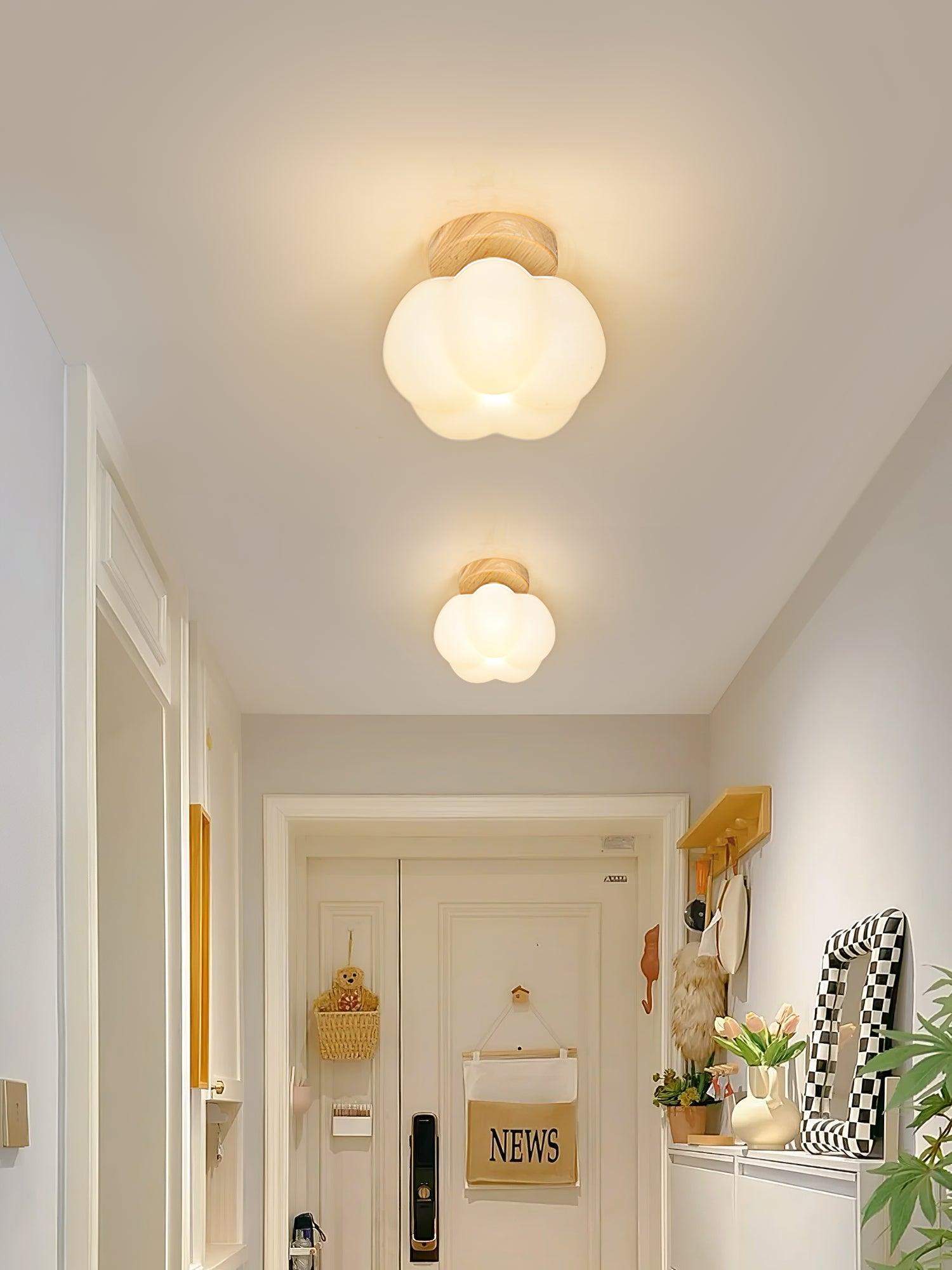 Cinorisra Nordische Art Blumen Mini-Deckenleuchte-Letslighting