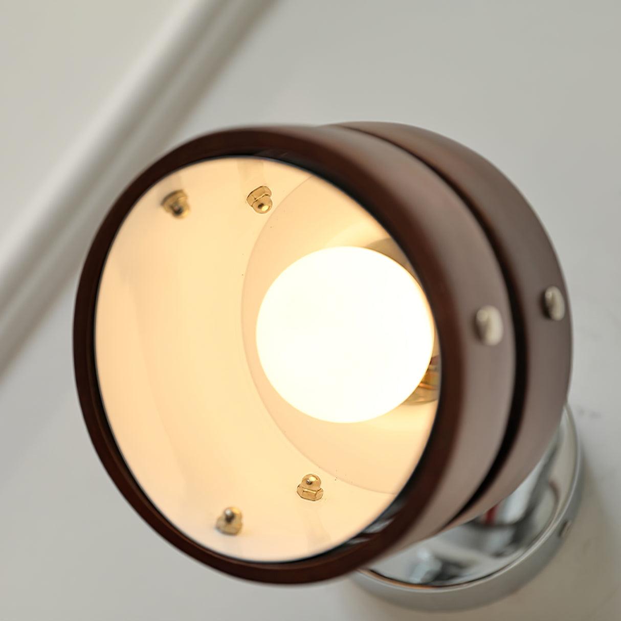 Wandleuchte Metall Holz Fass Schirm Verstellbar Warm Glow-Letslighting