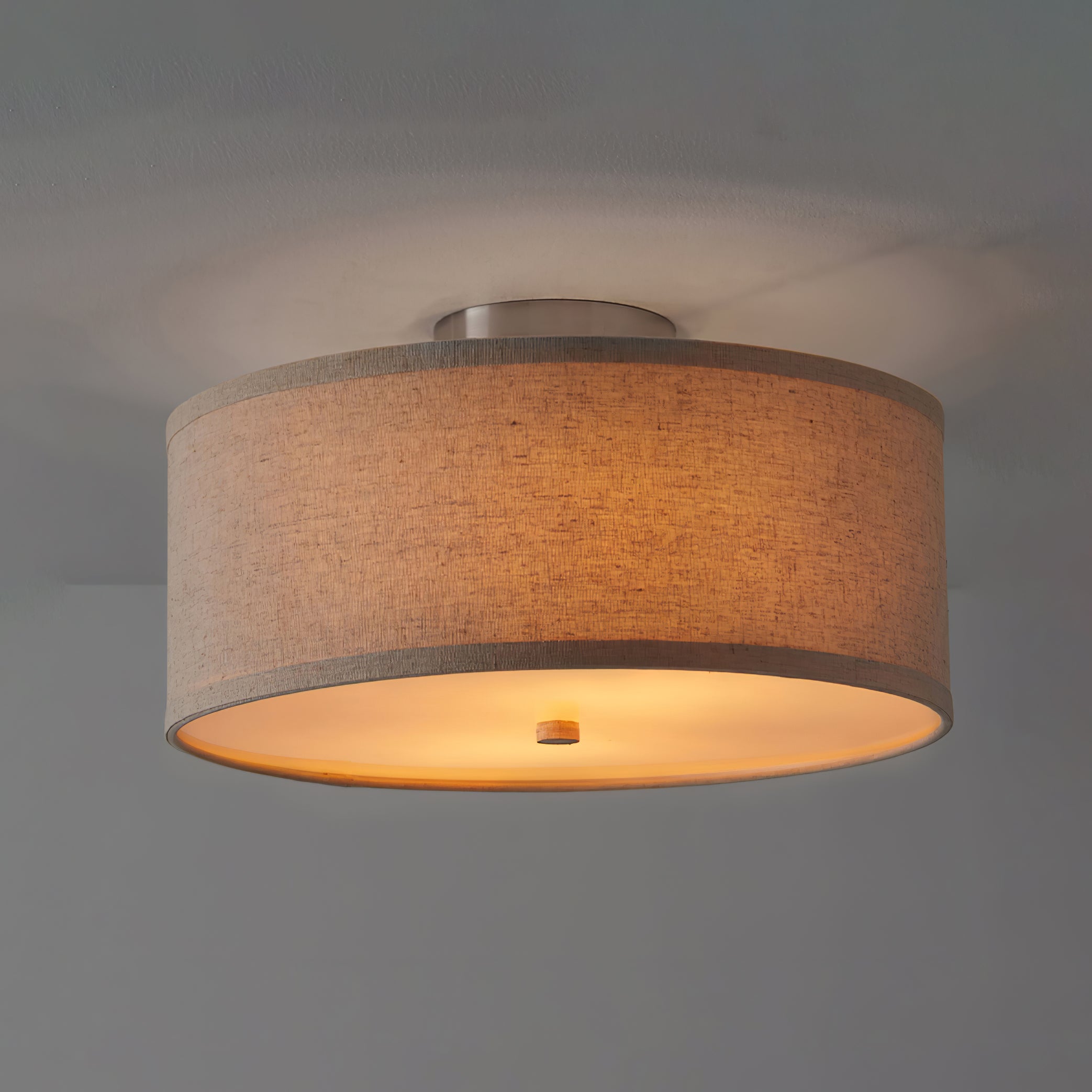 Lustra Deckenleuchte Schlicht Elegant Stoff-Letslighting