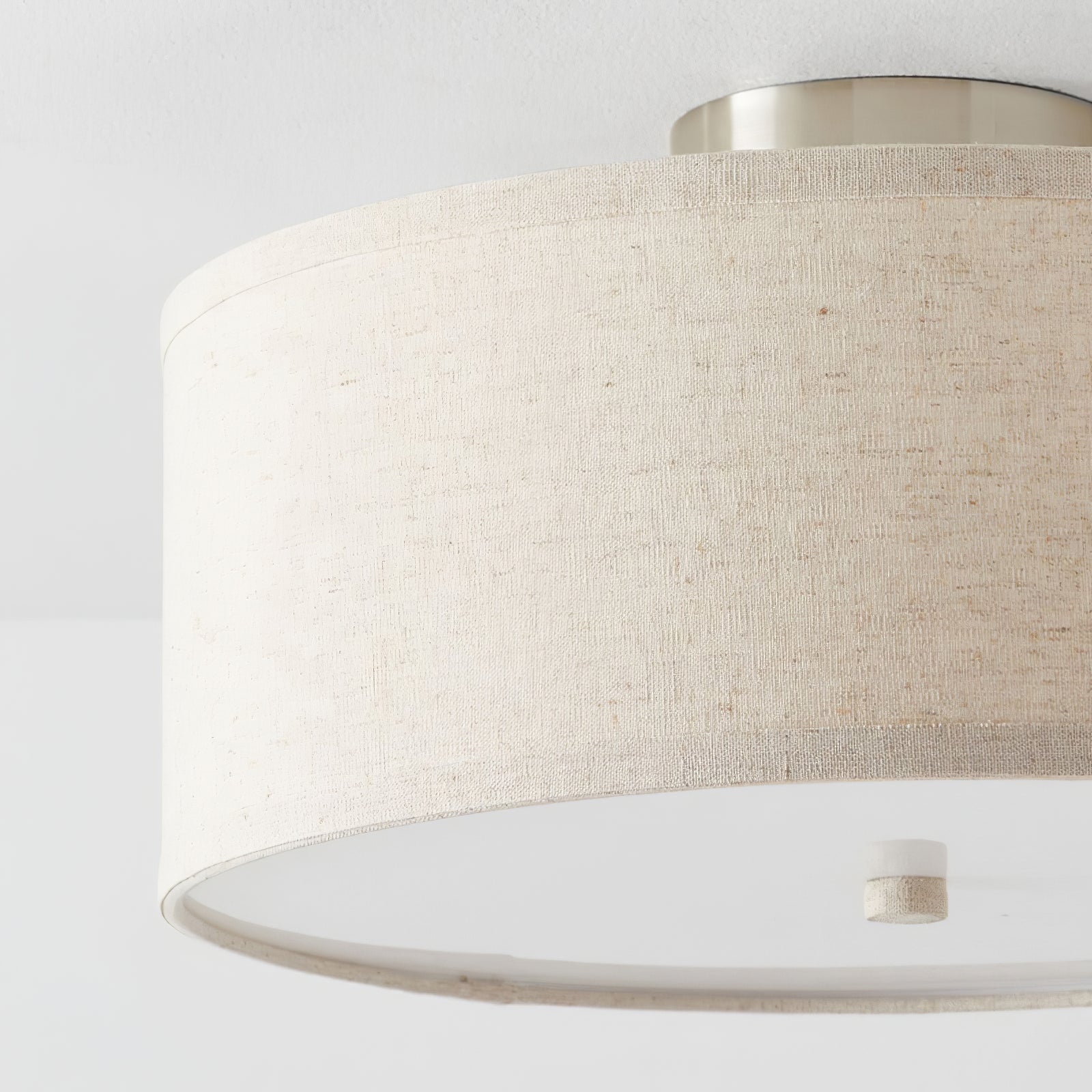 Lustra Deckenleuchte Schlicht Elegant Stoff-Letslighting