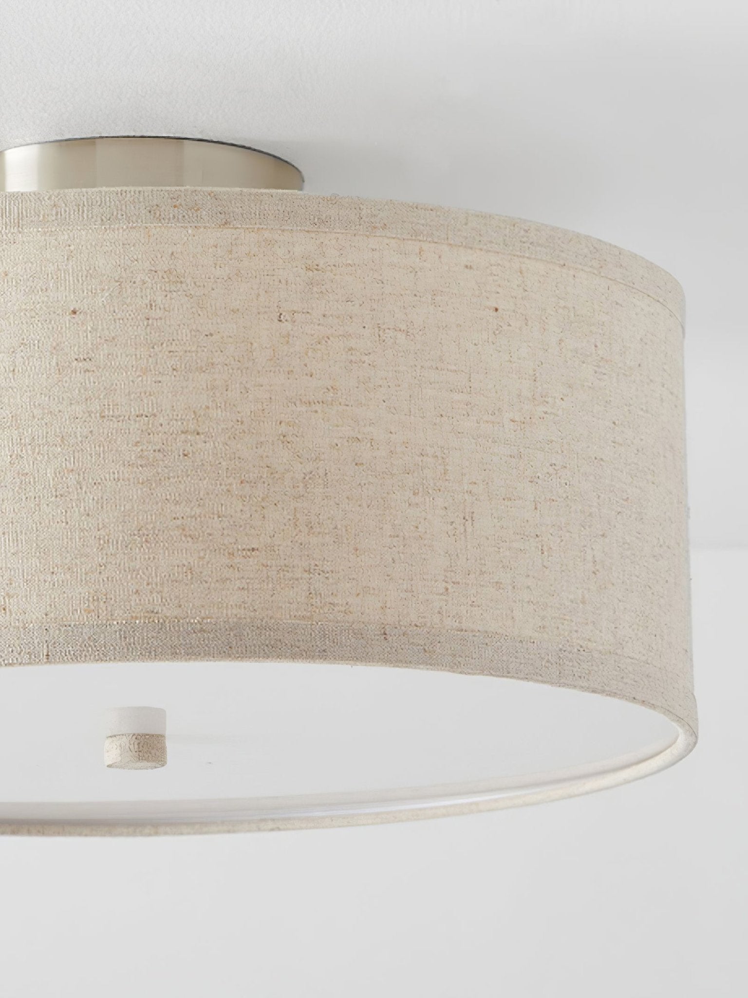Lustra Deckenleuchte Schlicht Elegant Stoff-Letslighting