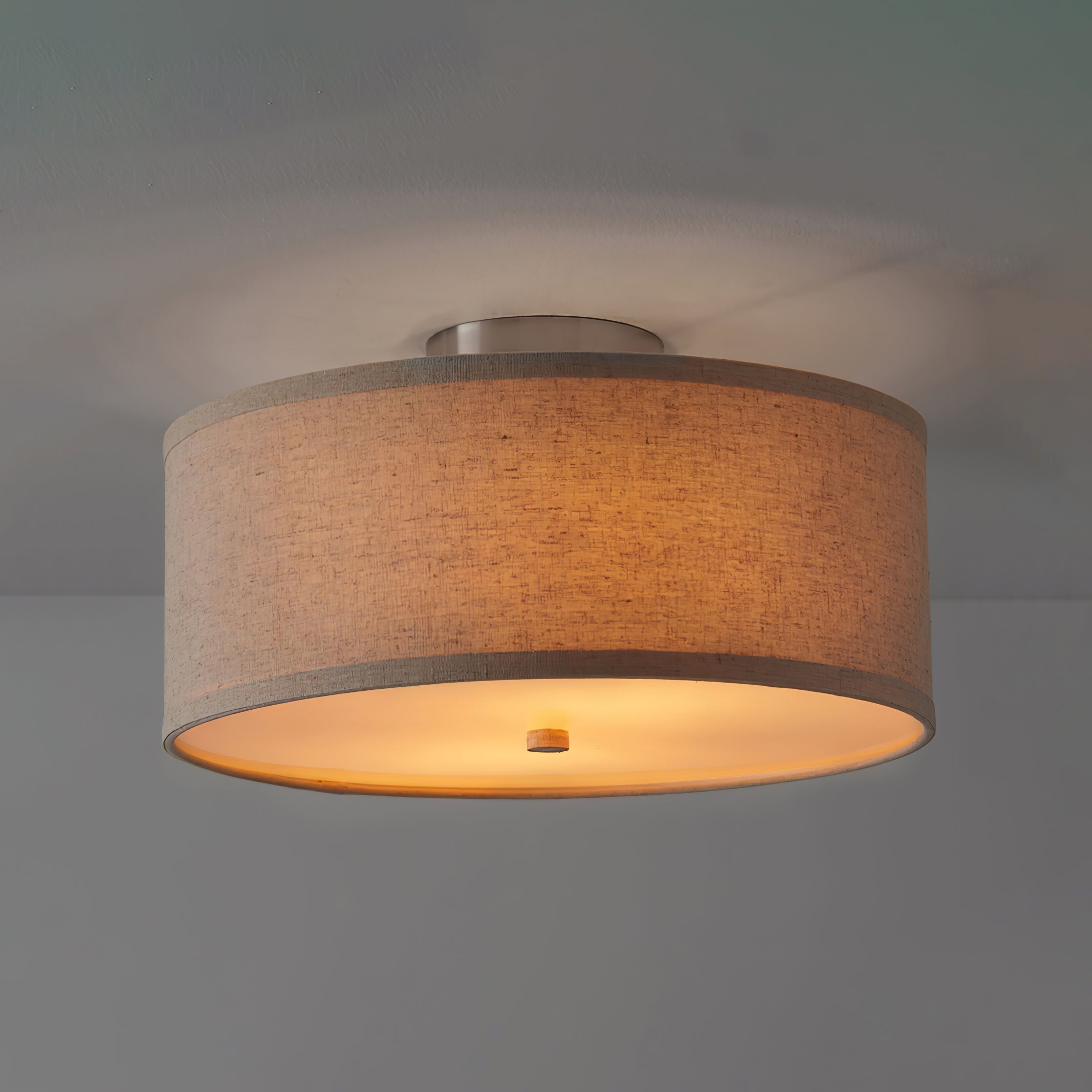 Lustra Deckenleuchte Schlicht Elegant Stoff-Letslighting