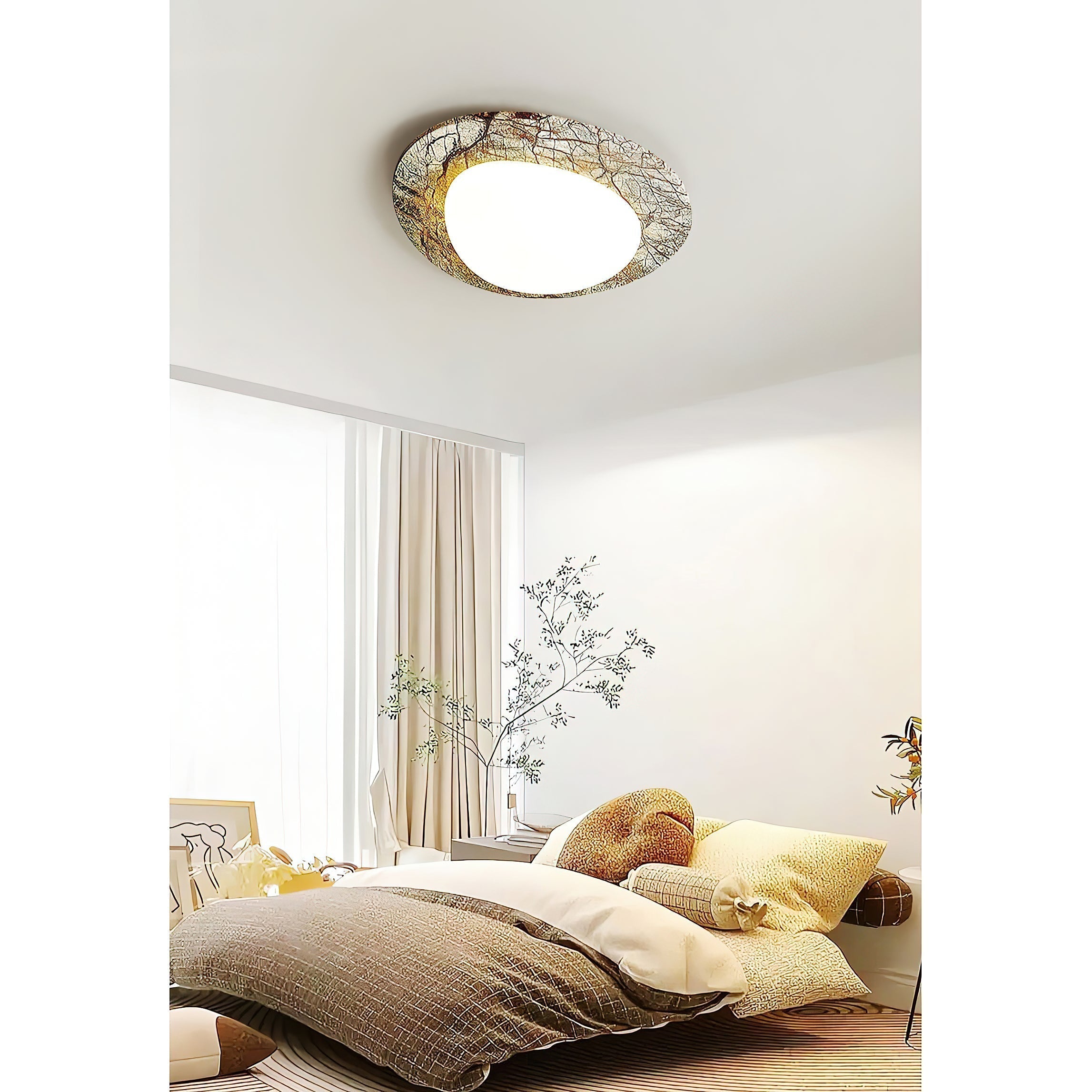 Cishaora Weißer Marmor Deckenleuchte-Letslighting