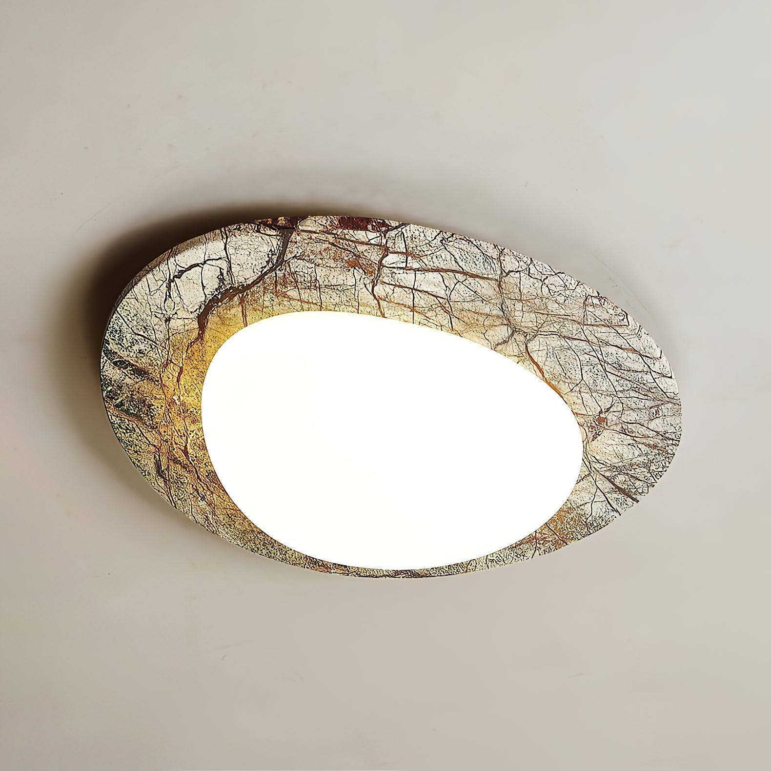 Cishaora Weißer Marmor Deckenleuchte-Letslighting