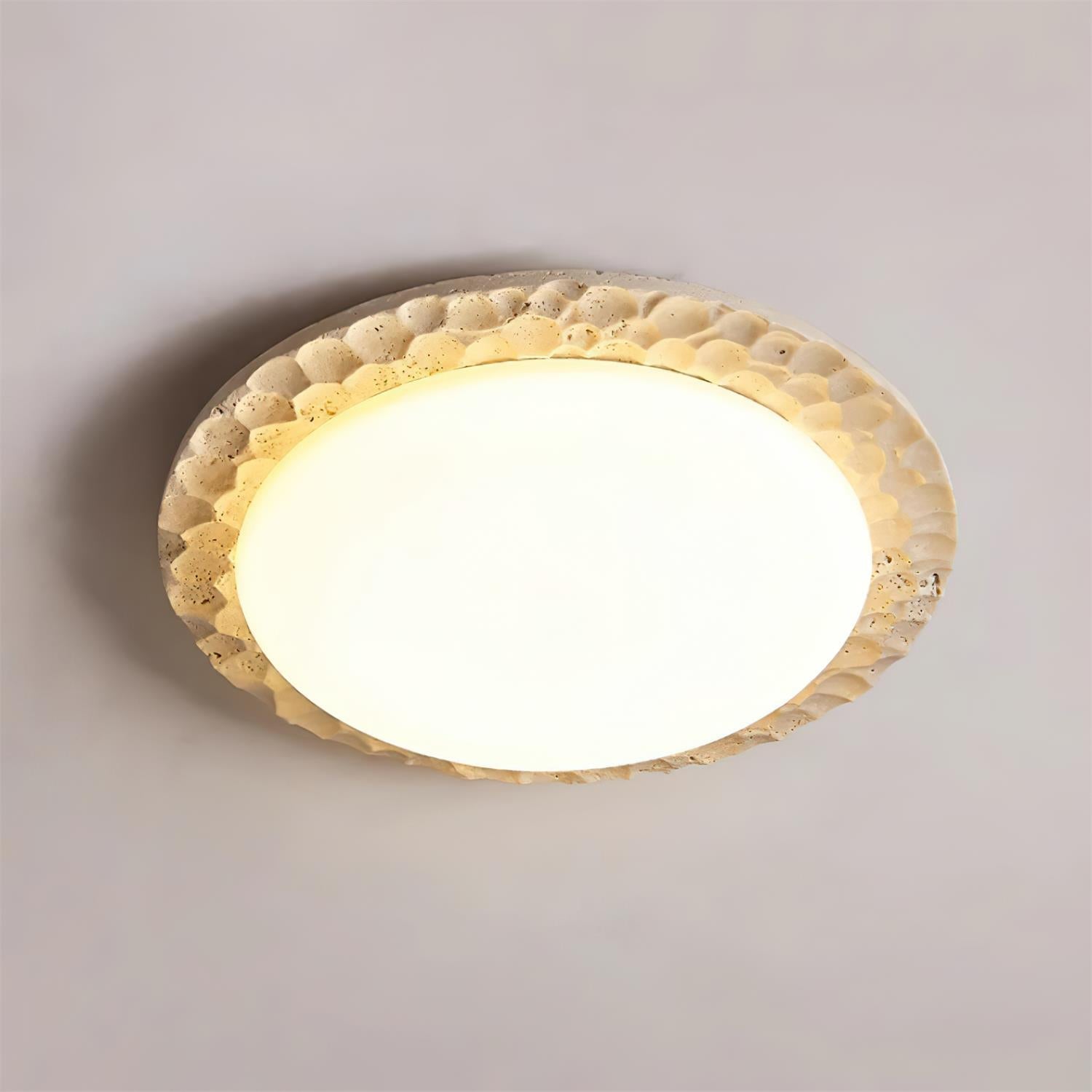 Ritta Travertine Canopy Ceiling Light - Letslighting