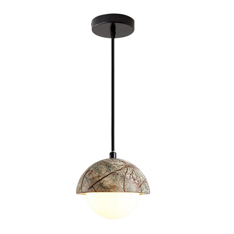 Lylorarae Modern Minimalist Marble Glass Pendant Lamp - Letslighting