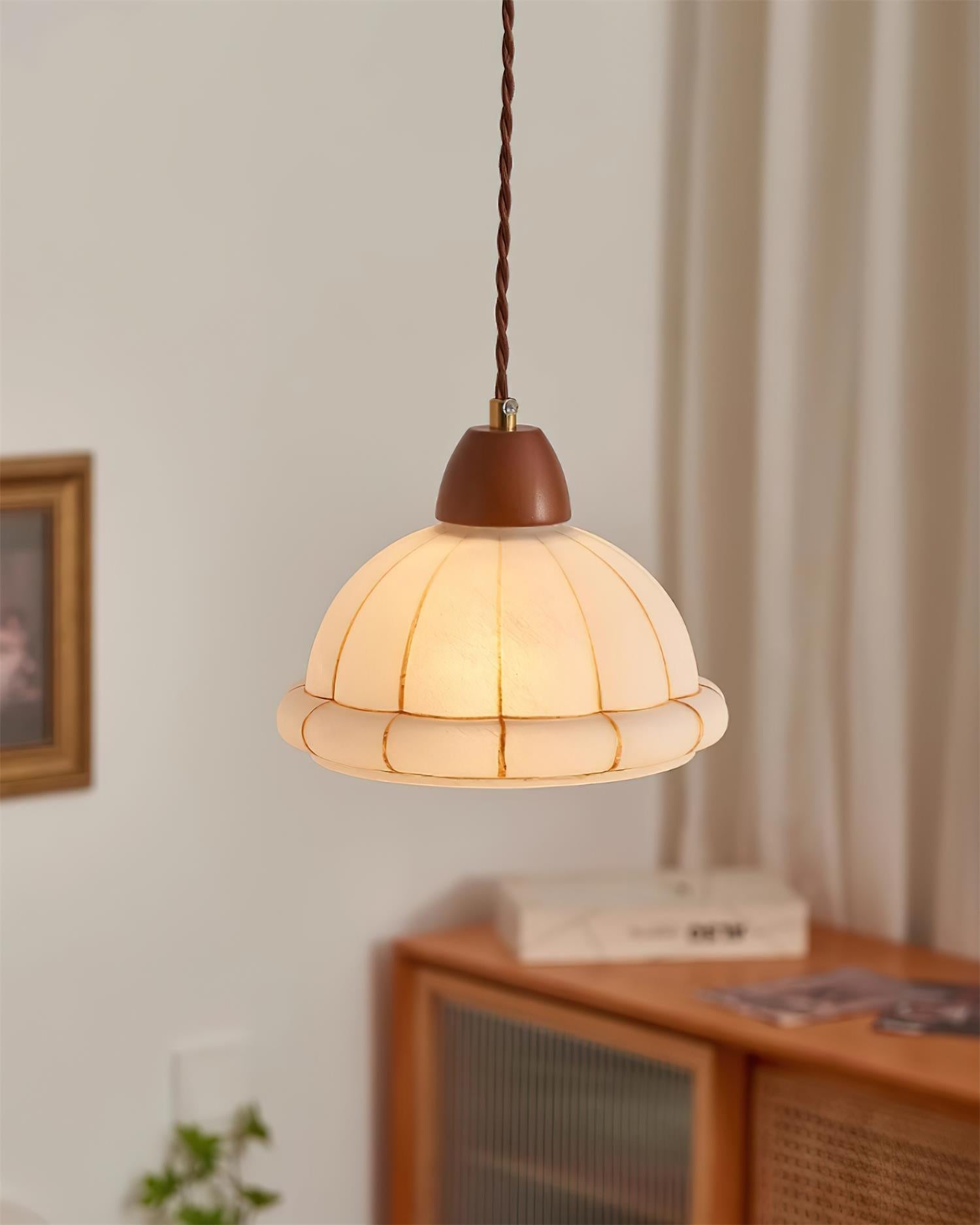Pendelleuchte Glas Kuppelschirm Akzent Minimalistisch-Letslighting