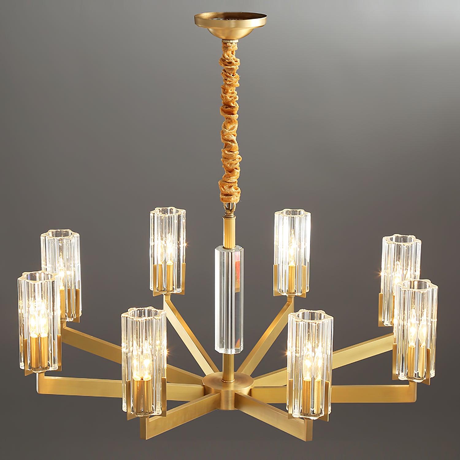 Lustra Kronleuchter Messing Glas Modern-Letslighting