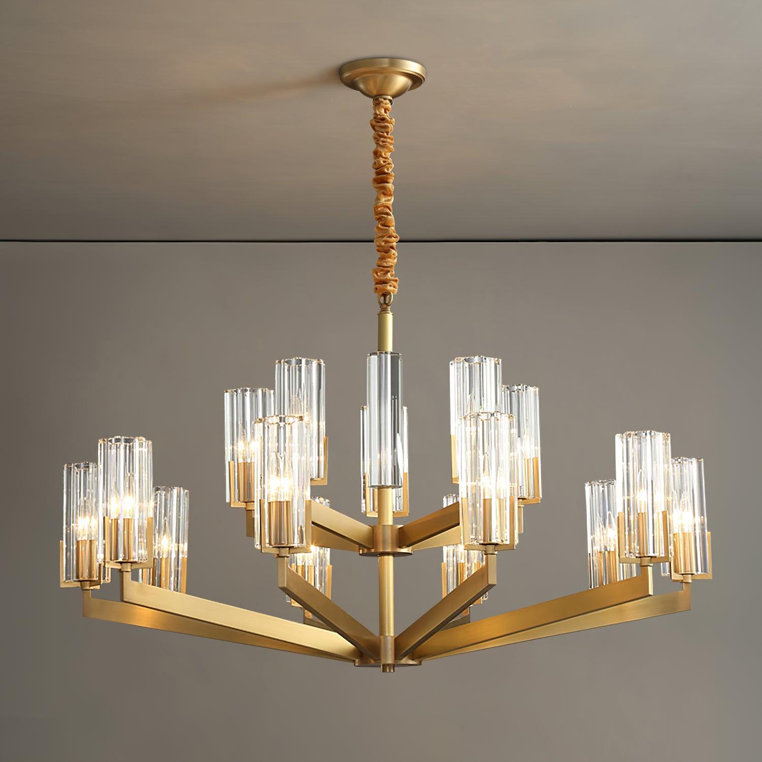 Lustra Kronleuchter Messing Glas Modern-Letslighting