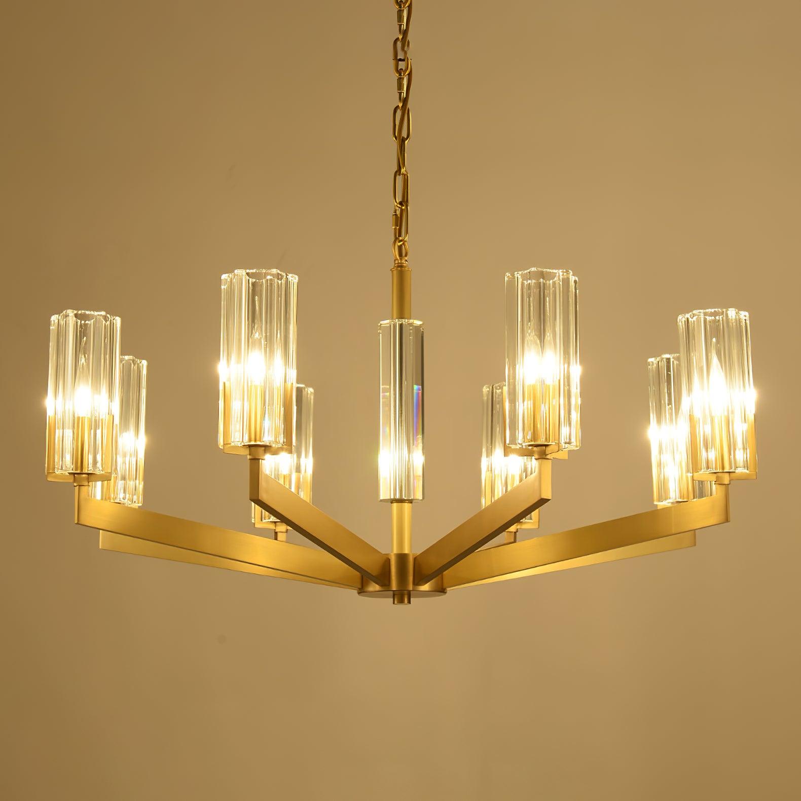 Lustra Kronleuchter Messing Glas Modern-Letslighting