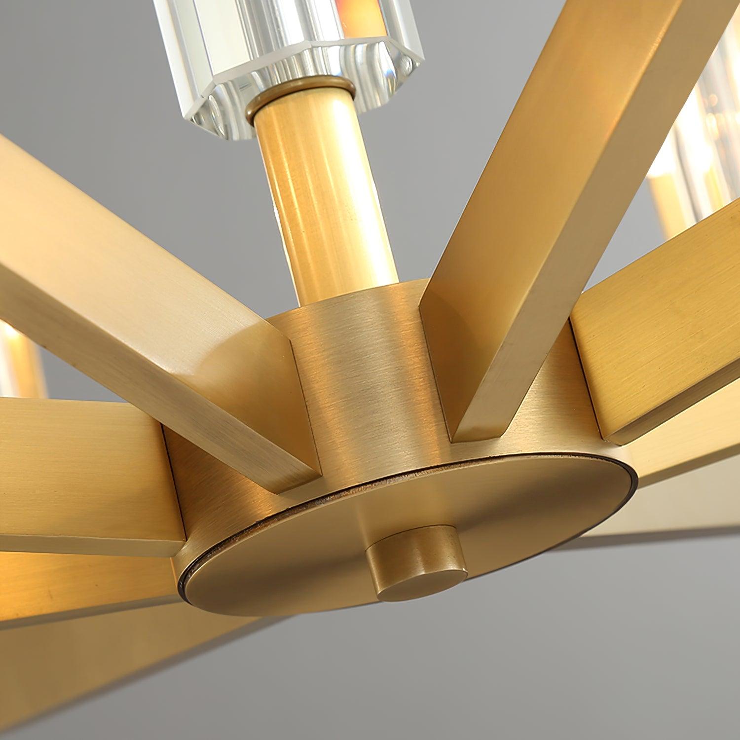 Lustra Kronleuchter Messing Glas Modern-Letslighting