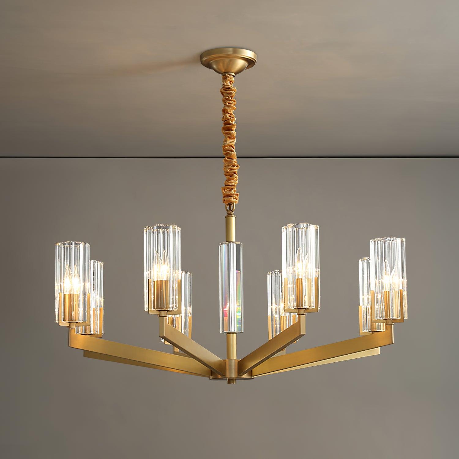 Lustra Kronleuchter Messing Glas Modern-Letslighting