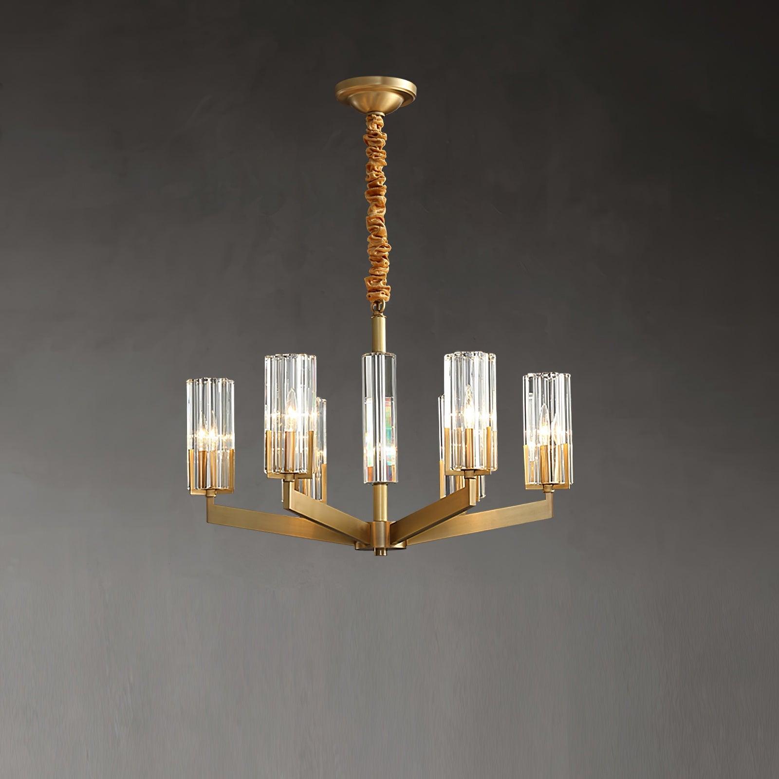 Lustra Kronleuchter Messing Glas Modern-Letslighting