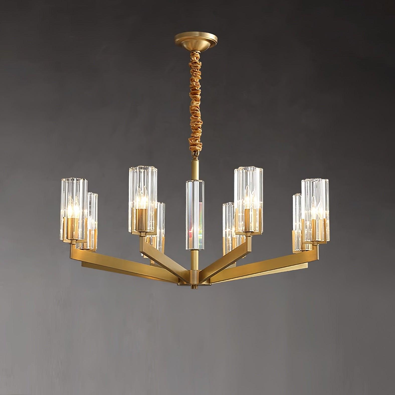 Lustra Kronleuchter Messing Glas Modern-Letslighting