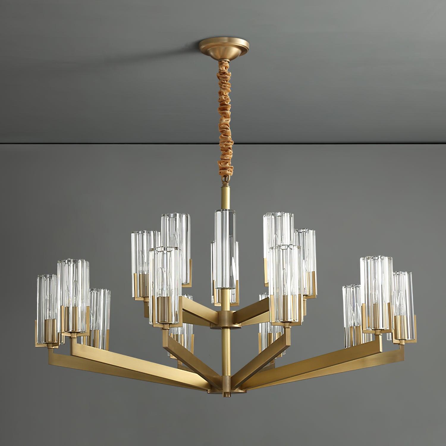 Lustra Kronleuchter Messing Glas Modern-Letslighting