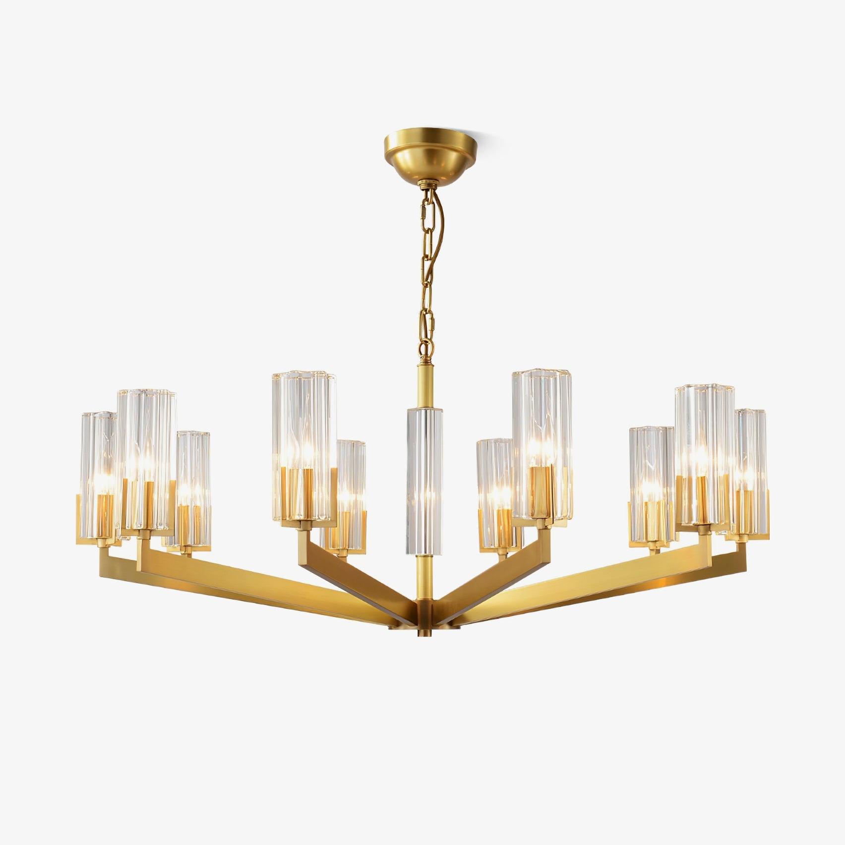 Lustra Kronleuchter Messing Glas Modern-Letslighting