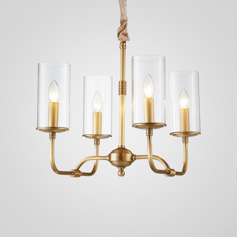 Araeos Postmoderner Luxus-Kronleuchter aus Messing und Glas-Letslighting