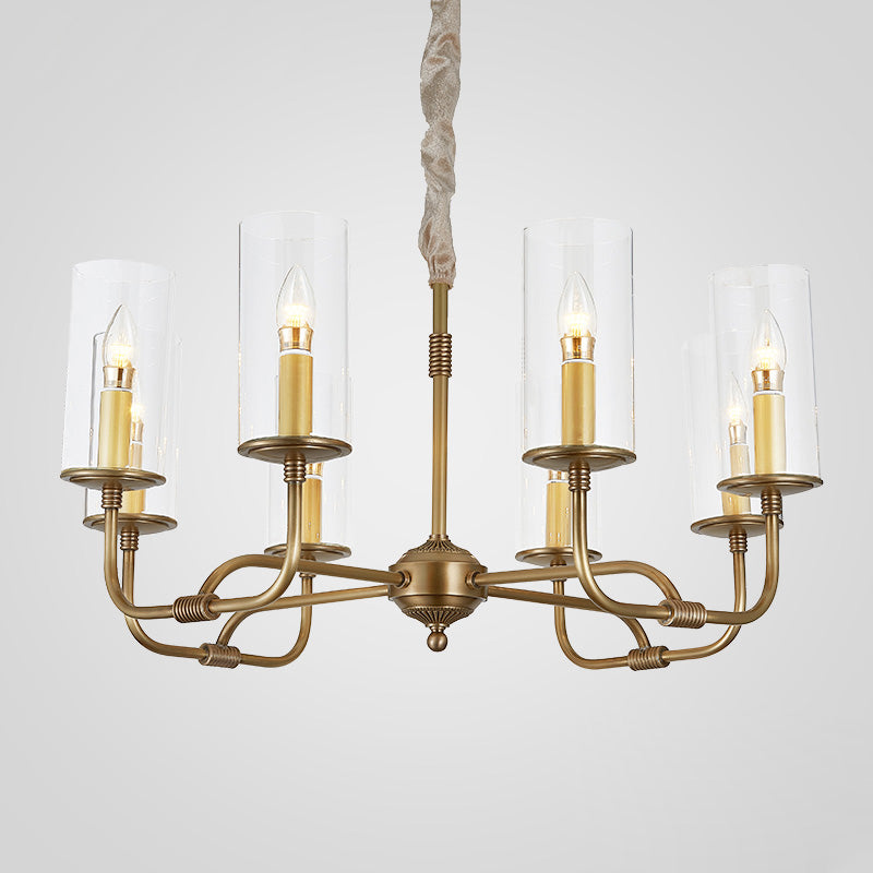 Araeos Postmoderner Luxus-Kronleuchter aus Messing und Glas-Letslighting