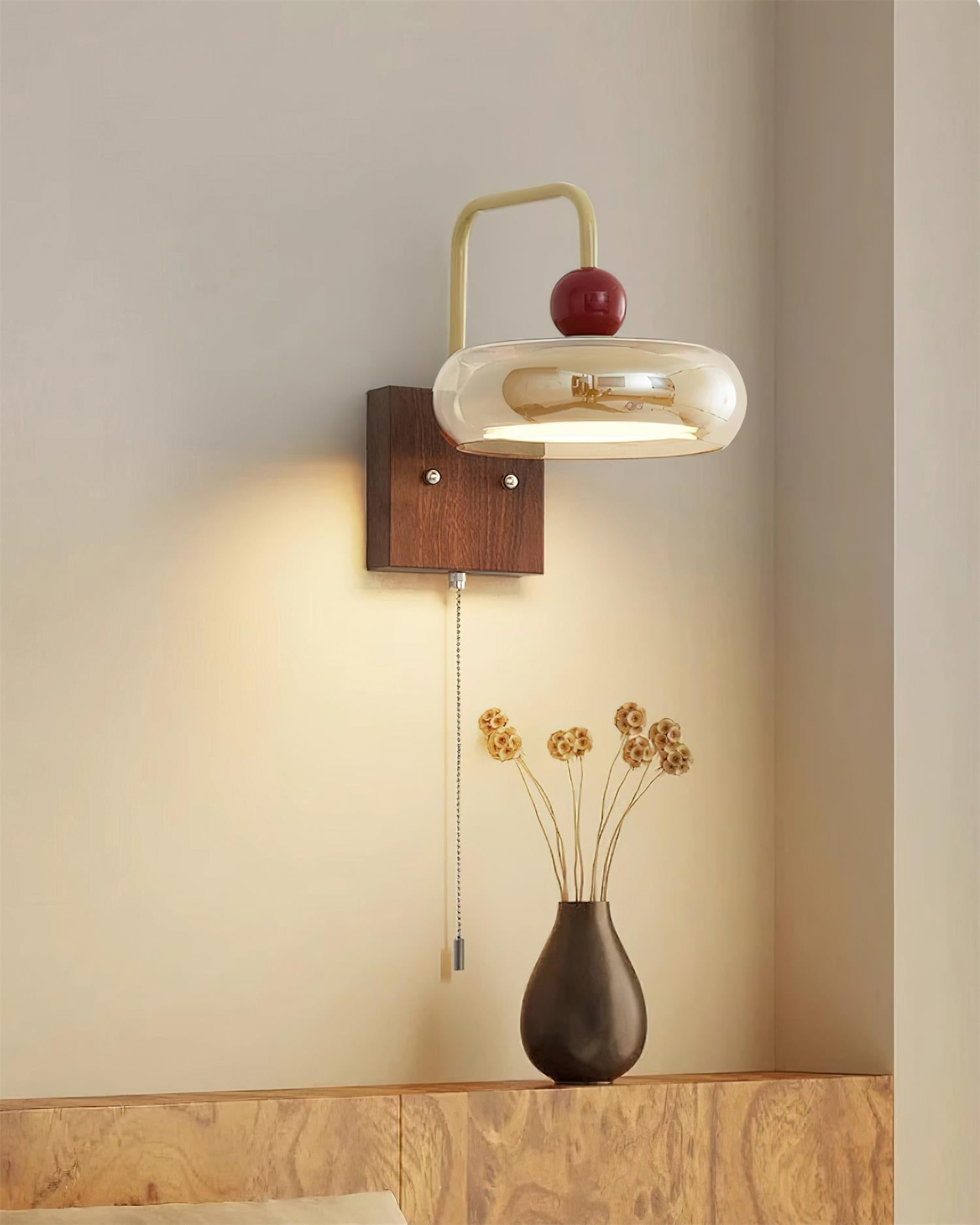 Eplio Retro Metal & Glass Wall Lamp - Letslighting