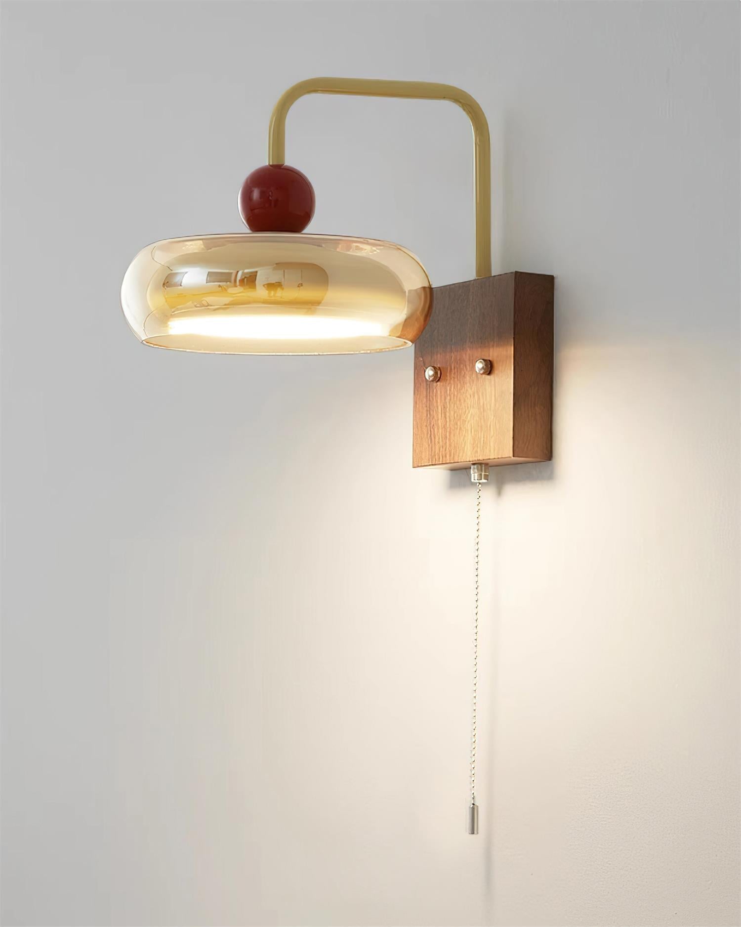 Eplio Retro Metal & Glass Wall Lamp - Letslighting