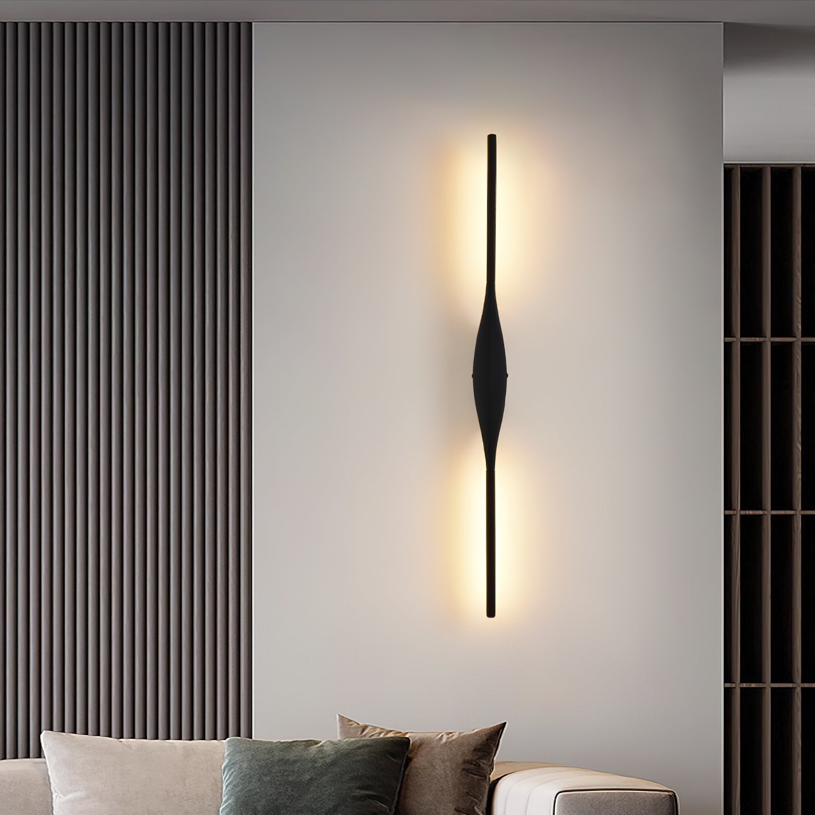Cuthaiel Aluminium Silikon Minimalistisch Linear Wandleuchte-Letslighting