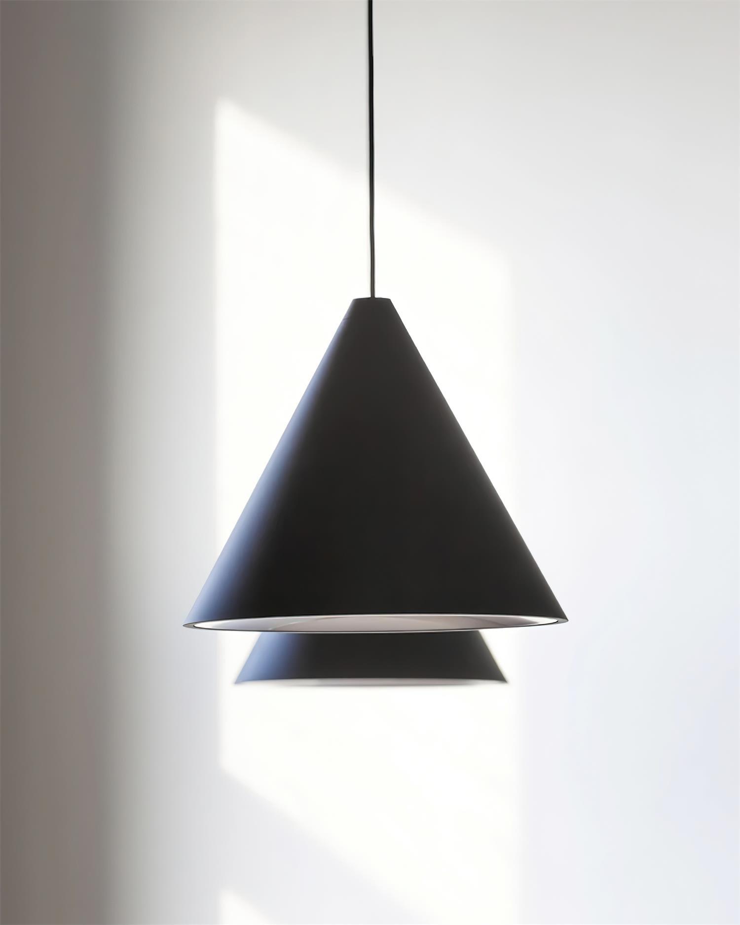 Pendelleuchte Schwarz Kegelschirm Industrial-Letslighting