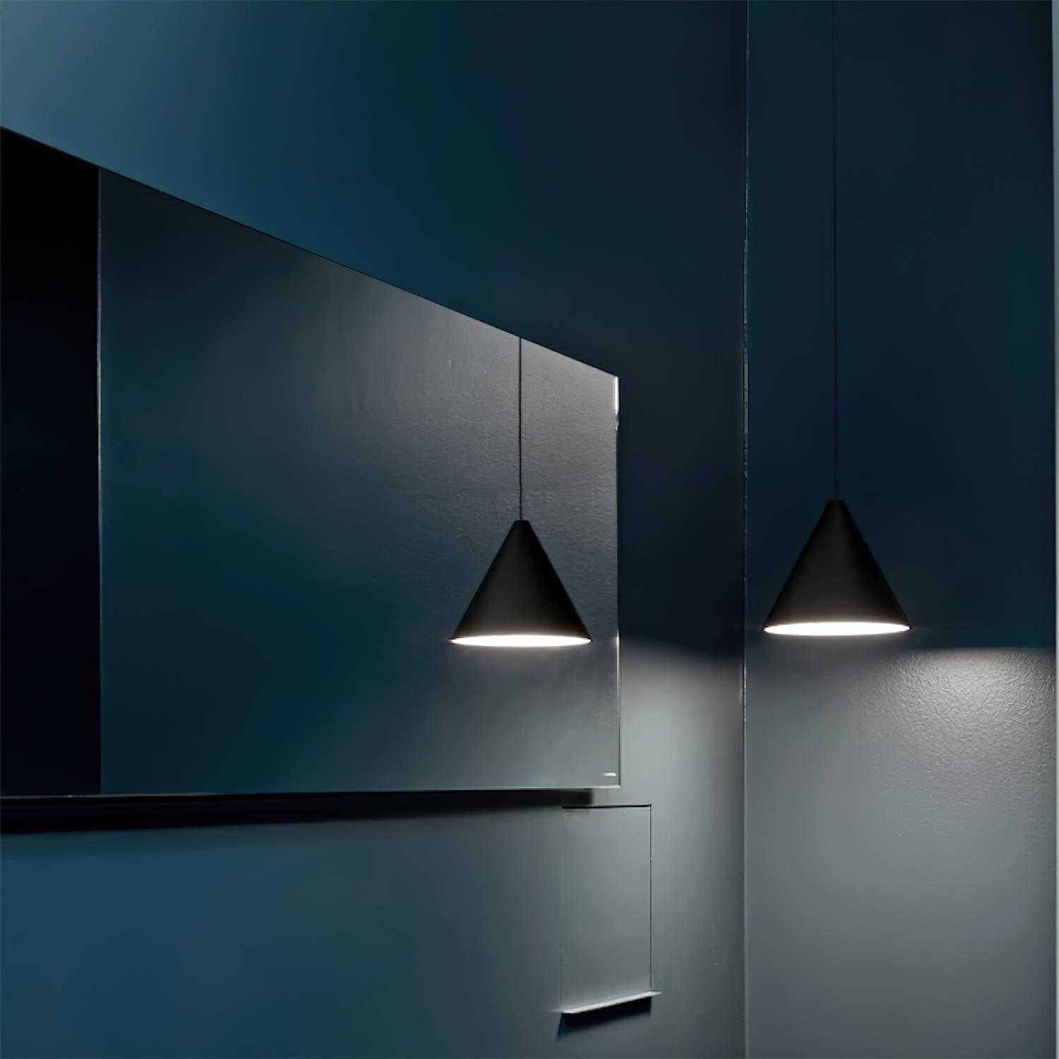 Pendelleuchte Schwarz Kegelschirm Industrial-Letslighting