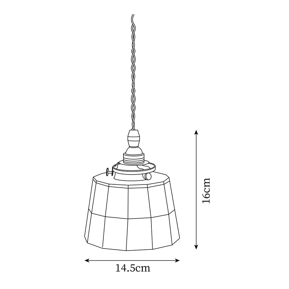 Wren Vintage Pendelleuchte aus Glas-Letslighting