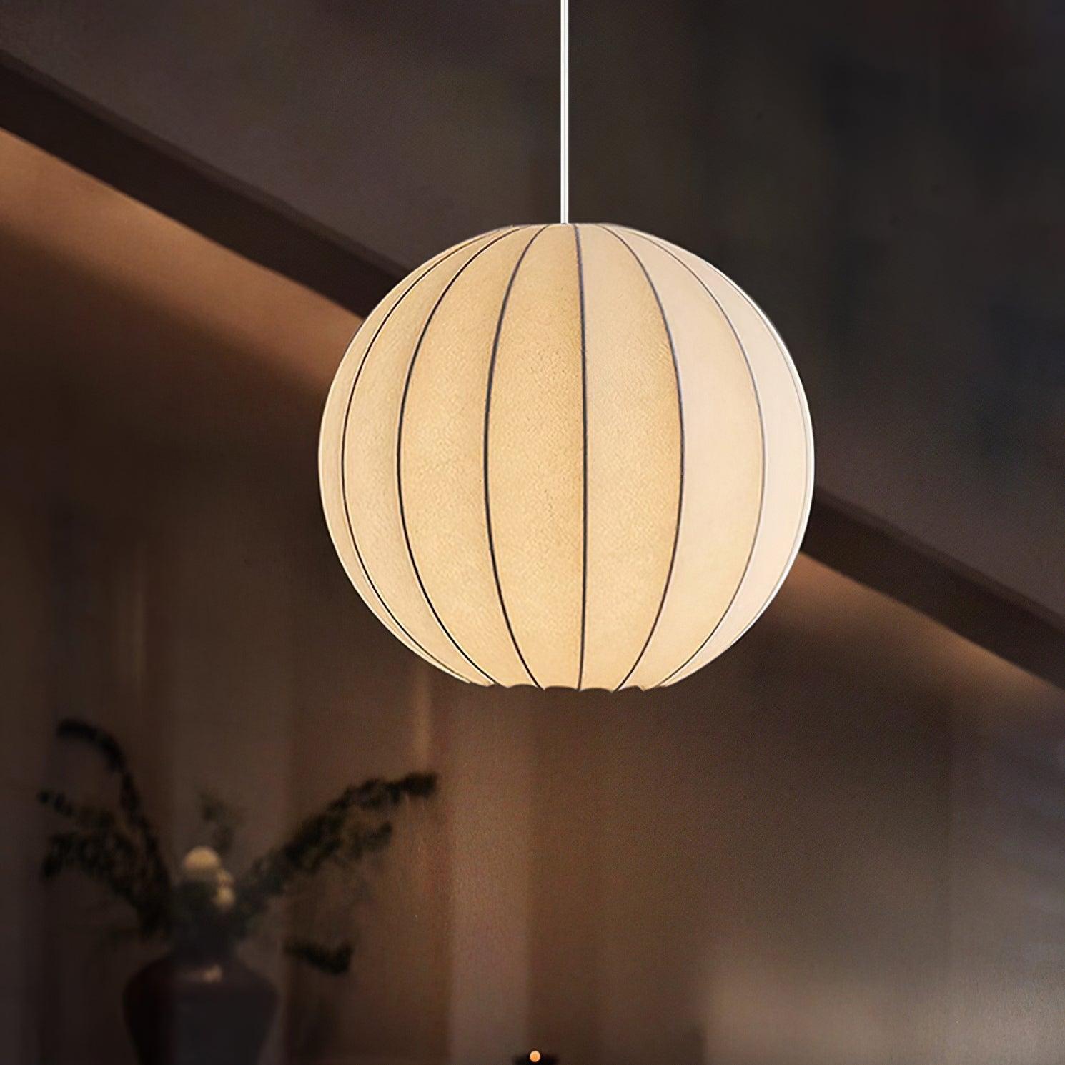 Solarce Skandinavische Seiden Pendelleuchte-Letslighting