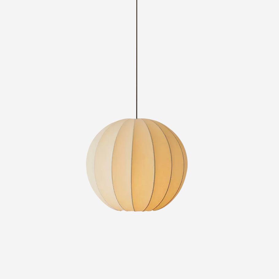 Pendelleuchte Seide Gerippte Kugel Modern-Letslighting