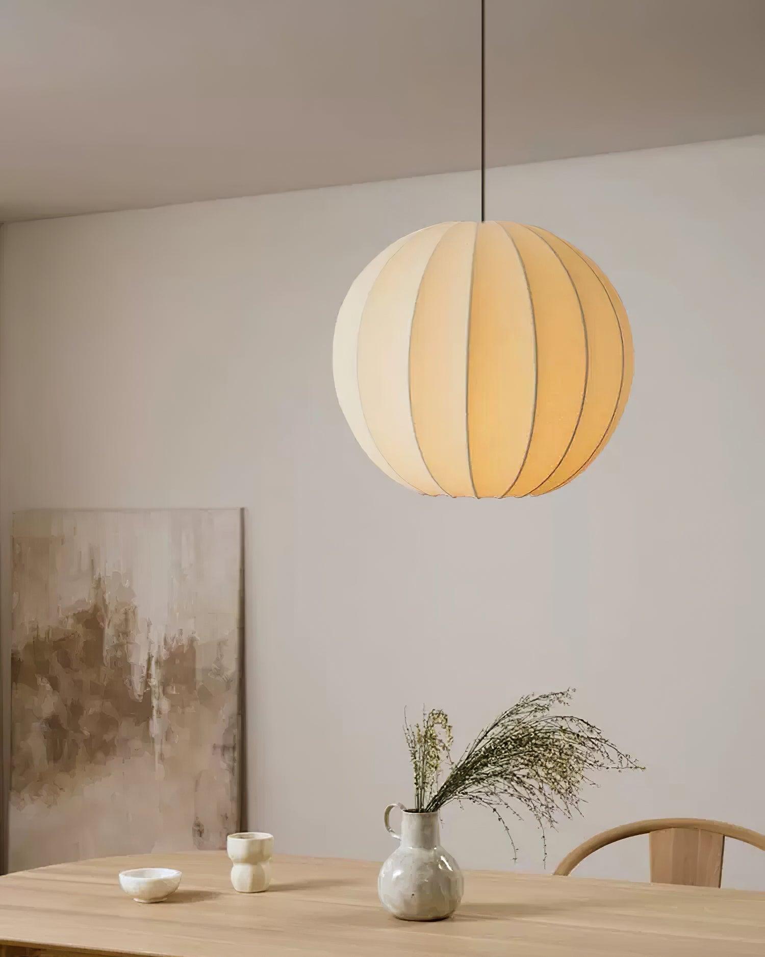Solarce Skandinavische Seiden Pendelleuchte-Letslighting