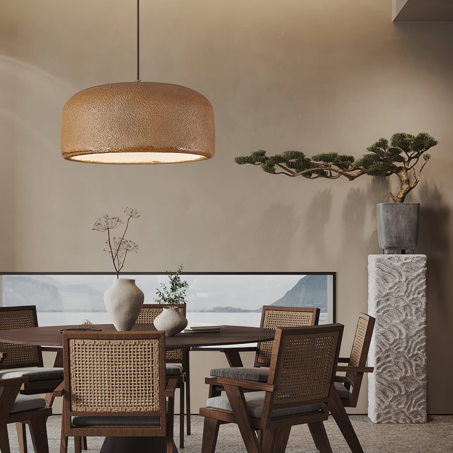 Auralis Harz Skandinavische Pendelleuchte-Letslighting
