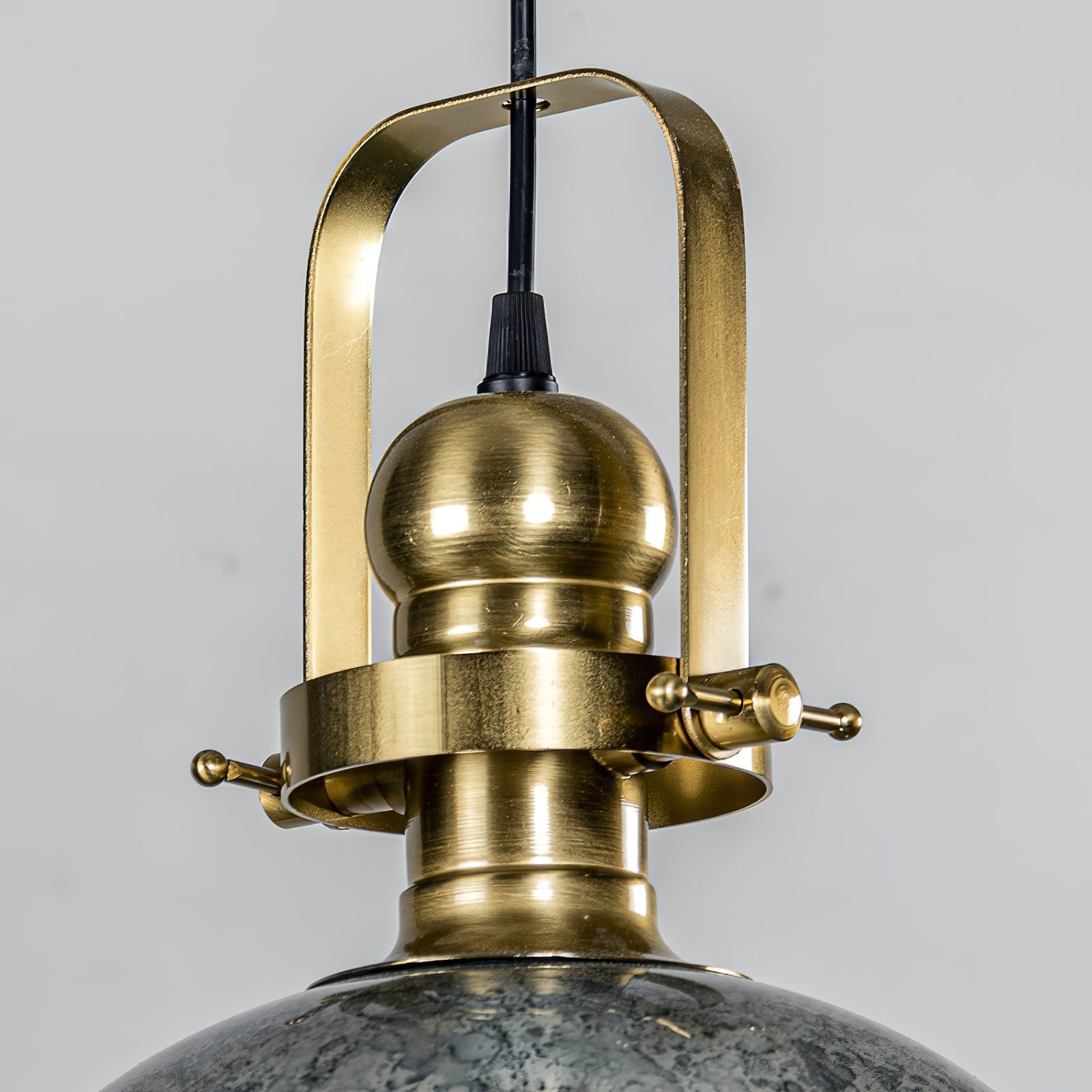 Ilvenel Vintage Industrial Holz Glas Pendelleuchte-Letslighting