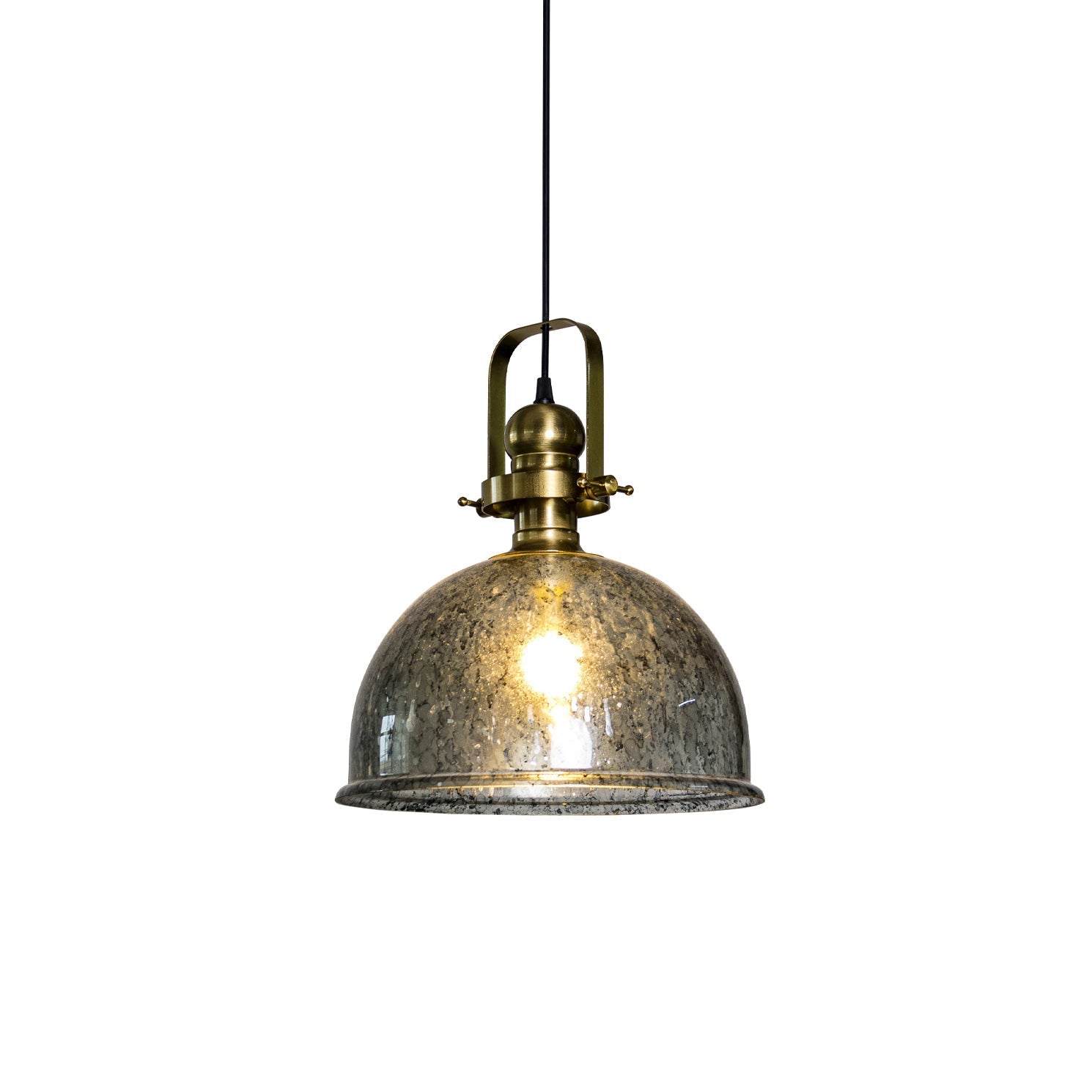 Ilvenel Vintage Industrial Holz Glas Pendelleuchte-Letslighting