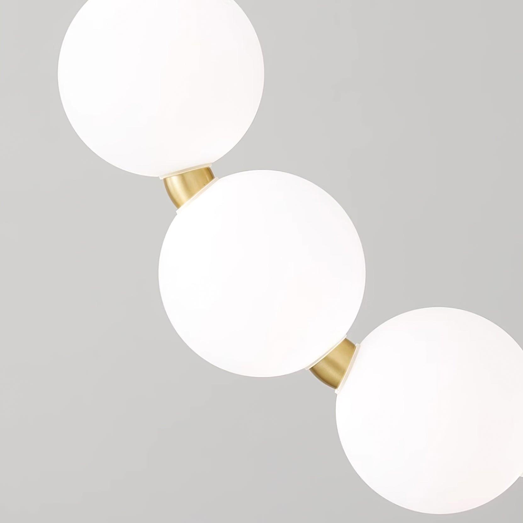 Kronleuchter Messing Ring Kugeln Modern Minimalistisch-Letslighting