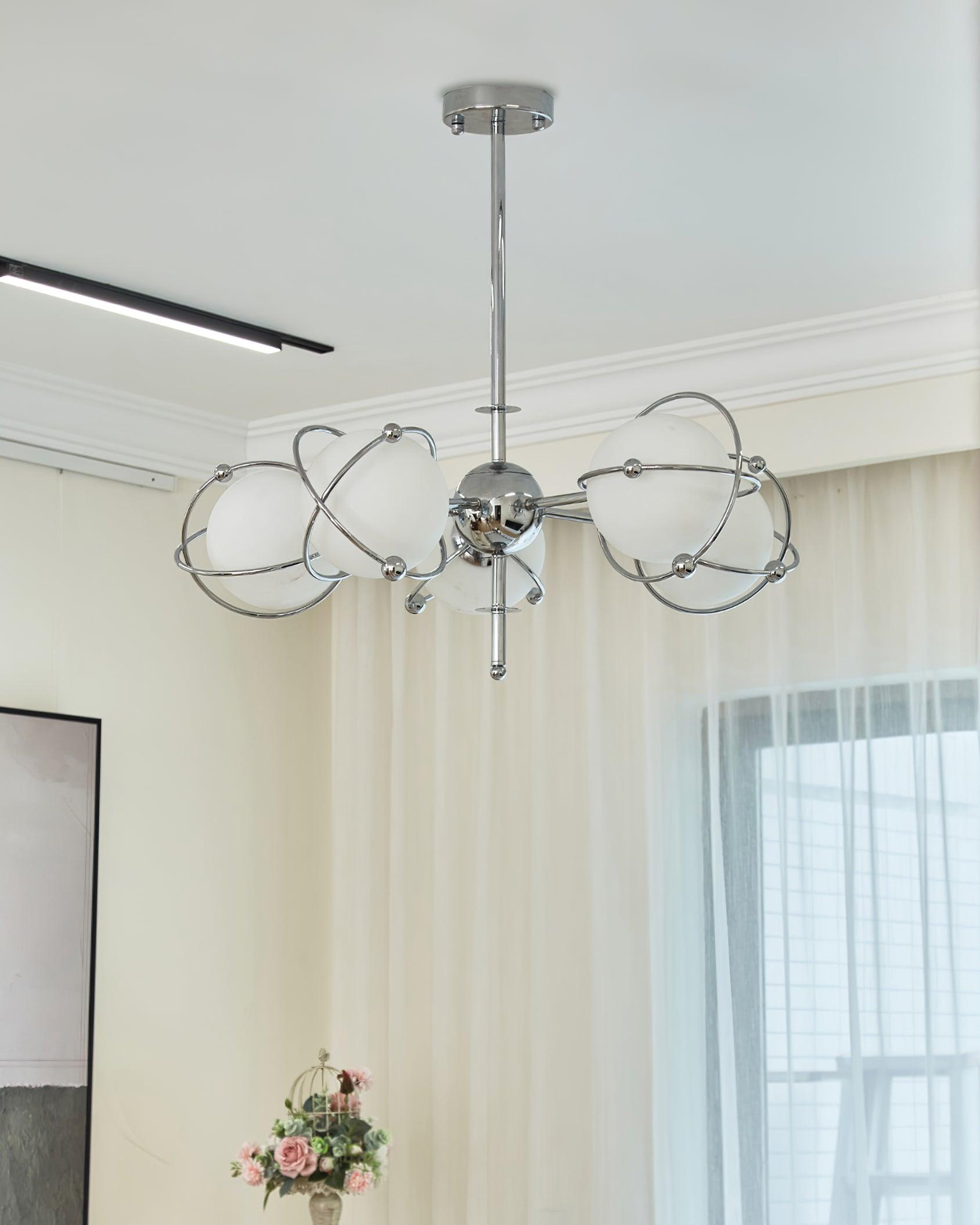 Zomarion Hochwertiger Nordischer Kunstglas-Kronleuchter-Letslighting