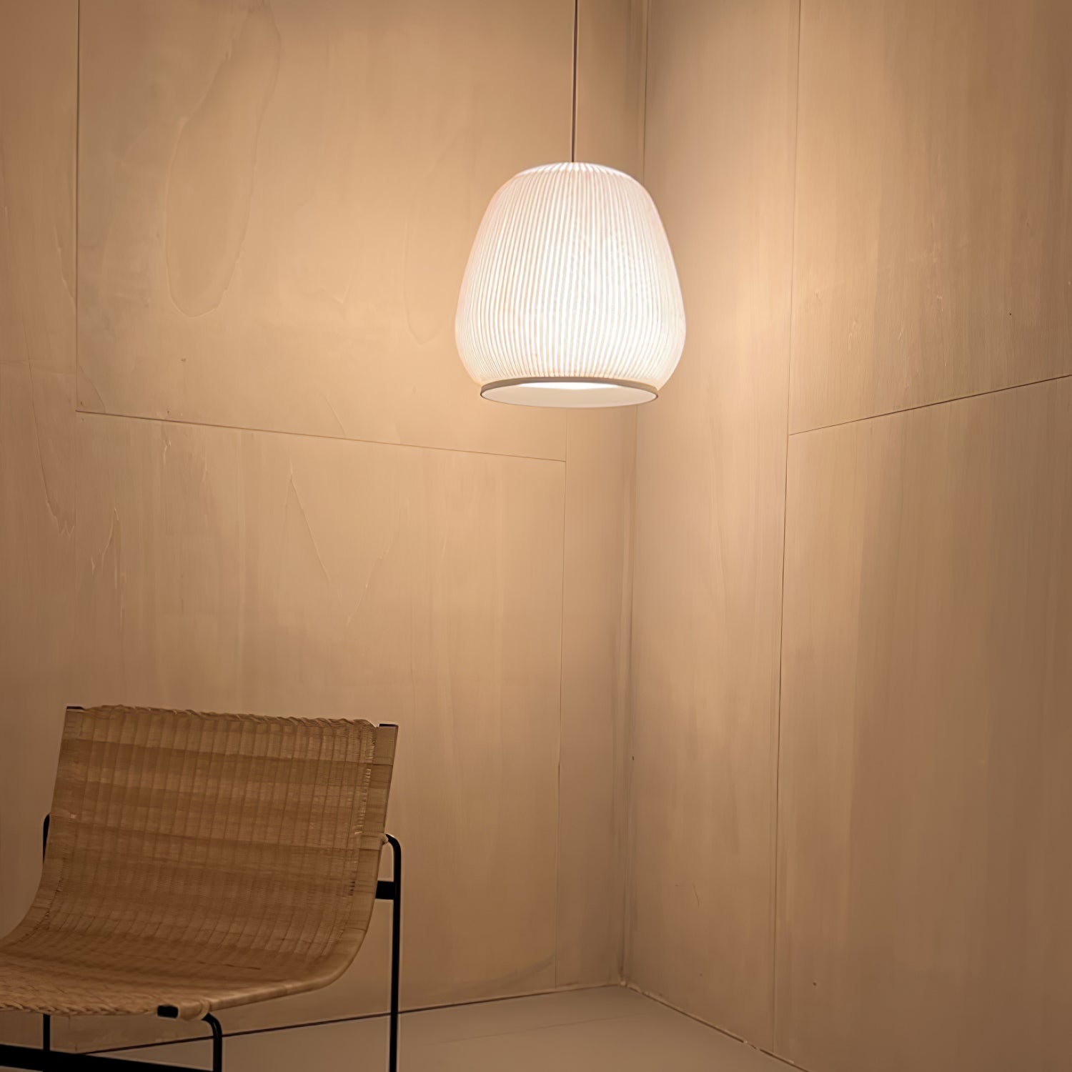 Blythe Minimalistisch Stoff Pendelleuchte Leuchte-Letslighting