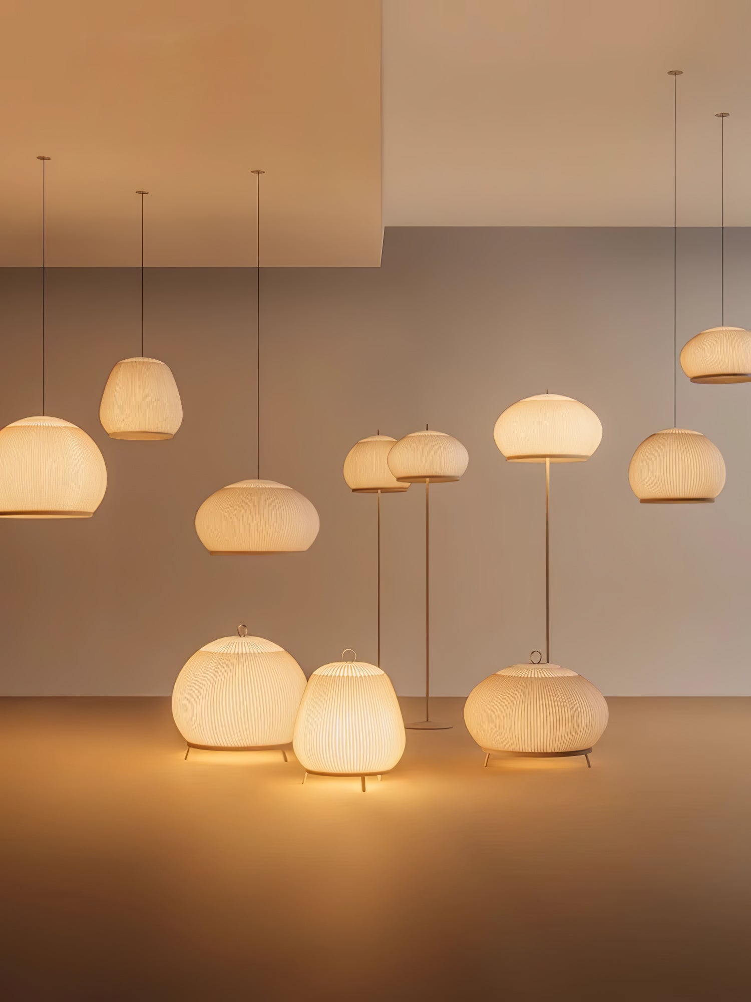 Blythe Minimalistisch Stoff Pendelleuchte Leuchte-Letslighting
