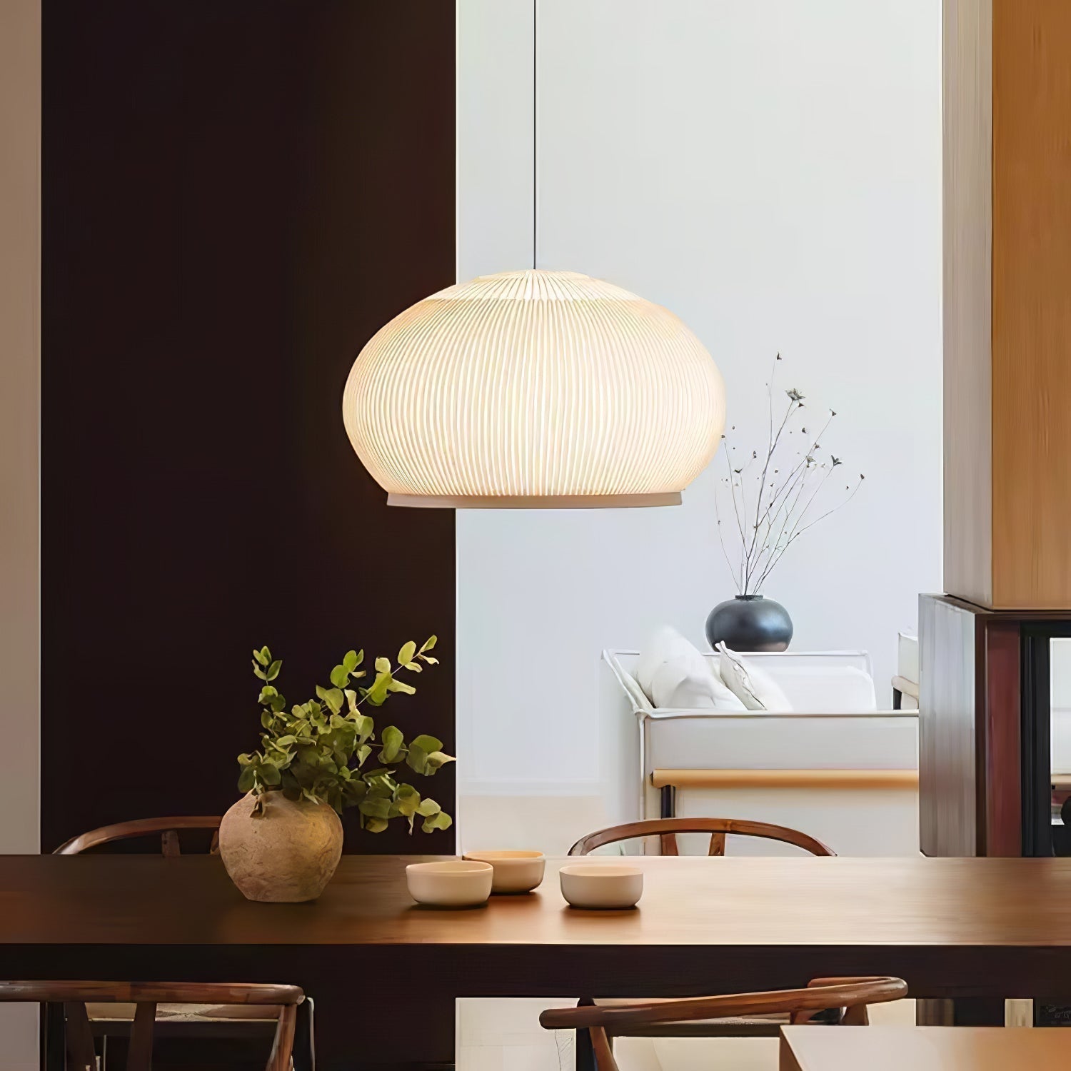 Blythe Minimalistisch Stoff Pendelleuchte Leuchte-Letslighting